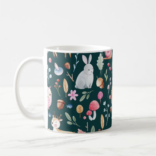 Mug Aquarelle Fairy Forest Motif pour enfants (Gauche)