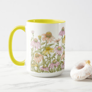 Mug Aquarelle fleurie d'art botanique