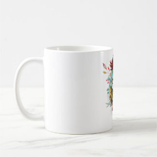 Mug Aquarelle fleurs vintages