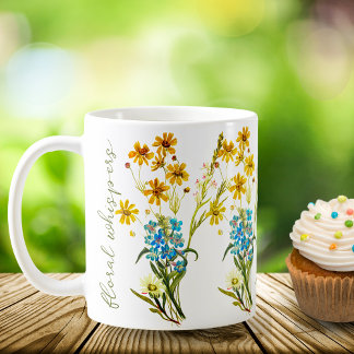 Mug Aquarelle florale | Devis positif | Inspirationnel