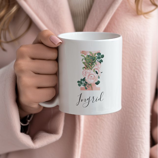 Mug Aquarelle florale - I (Créateur téléchargé)