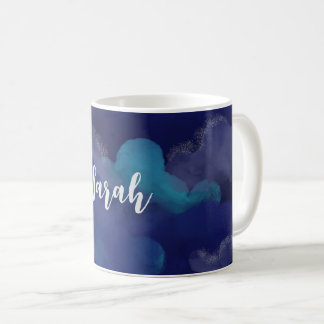 Mug Aquarelle galaxie nuages ciel iphone / coque ipad