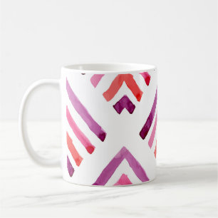 Mug Aquarelle géométrique Motif Abstrait sans couture