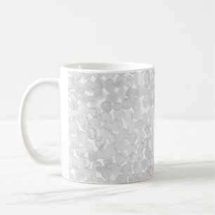 Mug Aquarelle gris point cercle gris peint motif