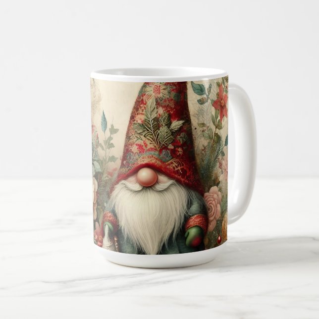 Mug Aquarelle Joyeux Noël Gnom (Devant droit)
