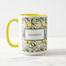 Aquarelle méditerranéenne en fleur de citron itali