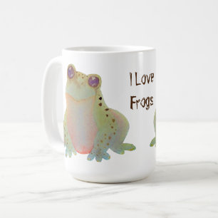 Mug Aquarelle mignonne I Lote Frogs