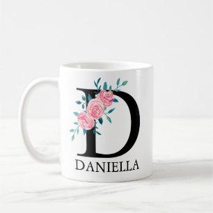 Mug Aquarelle monochrome personnalisé D