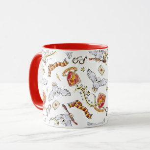 Mug Aquarelle Motif HEDWIG GRYFFINDOR™