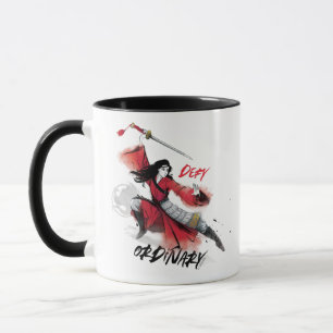 Mug Aquarelle Mulan "Defy Ordinary"