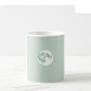 Mug aquarelle Noël - Blanc & Vert