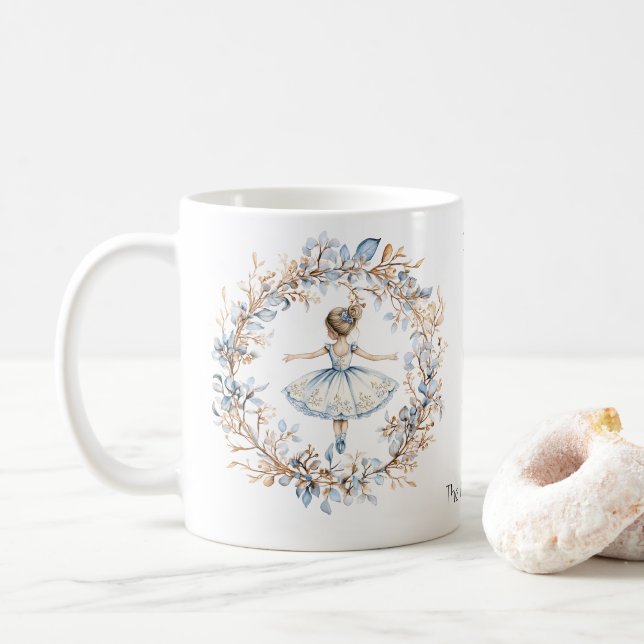 Mug Aquarelle Noisette Noël (Avec donut)
