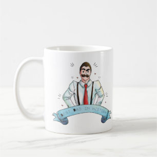 Mug Aquarelle papa dans les suspensions