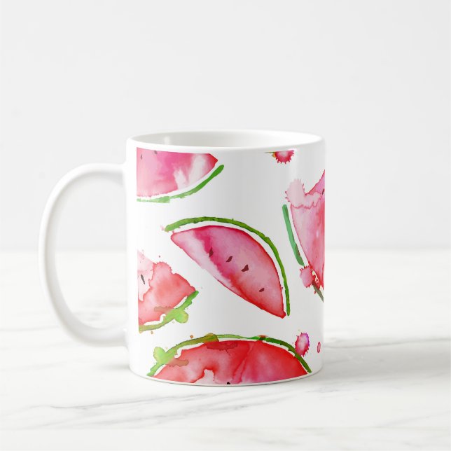 Mug Aquarelle pastèque 1 (Gauche)