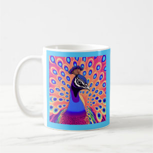Mug Aquarelle Peacock
