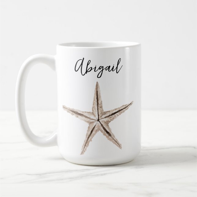 Mug Aquarelle personnalisée Boue d'écrevisse (Gauche)