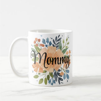 Mug Aquarelle personnalisée Élégance florale