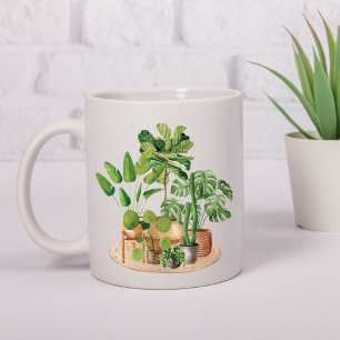 Mug Aquarelle Plantes tropicales