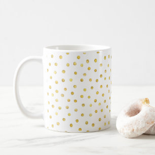 Mug Aquarelle pois jaune classique mule