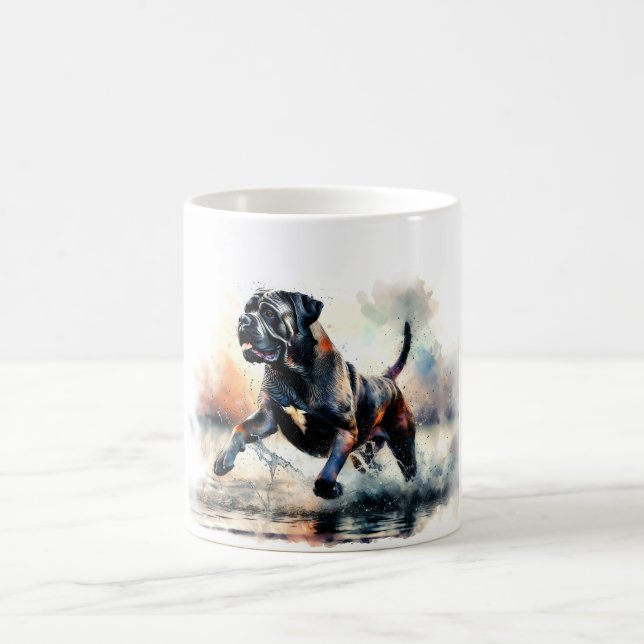 Mug Aquarelle puissante Canne Corso chien (Centre)