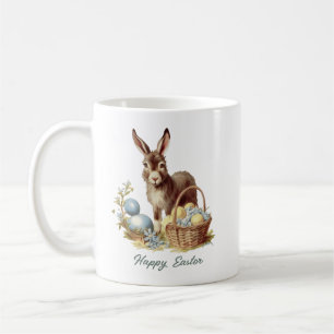 Mug Aquarelle rétro douce pascale oeufs de pâques § ân