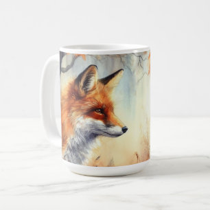 Mug Aquarelle Rouge Renard Automne Couleur automne Nat