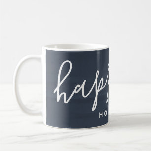 Mug Aquarelle rustique Joyeux jours fériés Photo perso