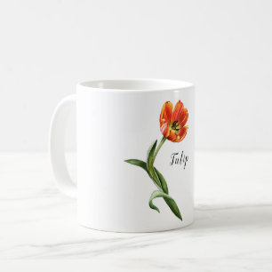 Mug Aquarelle Tulip Floral