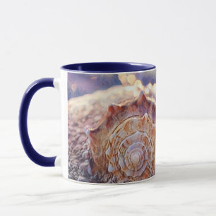 Mug Aquarelle vintage couleur rose pourpre 