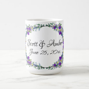 Mug Aquarelle violette Lavender Eucalyptus