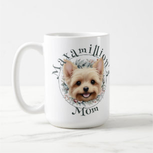 Mug Aquarelle Yorkie et couronne florale