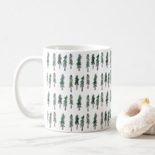 Mug Aquarelles de la forêt de pins