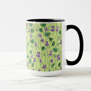 Mug Aquarelles violettes sur miel