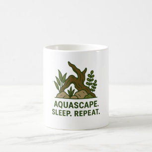 Mug Aquascape. Dormir. Recommencer. - Aquarium minimal