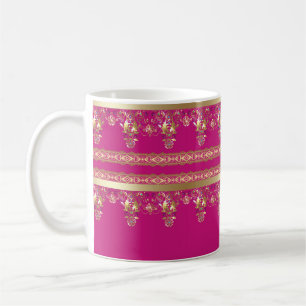 Mug Arabe antique décoratif est ornemental baroque