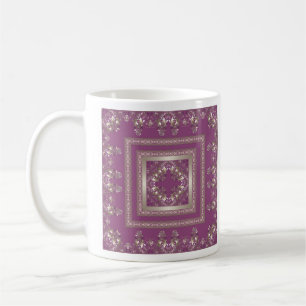 Mug Arabe antique décoratif est ornemental baroque