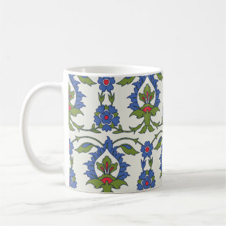 Mug Arabe Traditionnel : Carrelage Iznik sans couture.