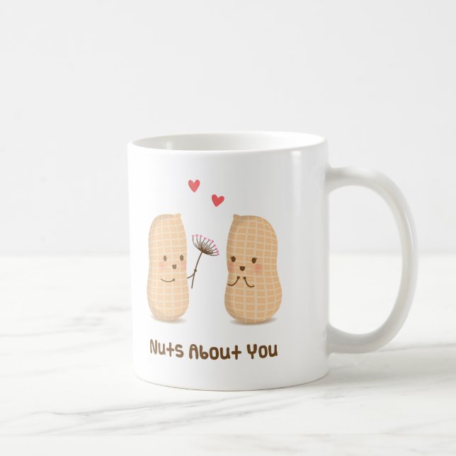 Mug Arachides mignonnes Nuts au sujet de vous humour (Droite)