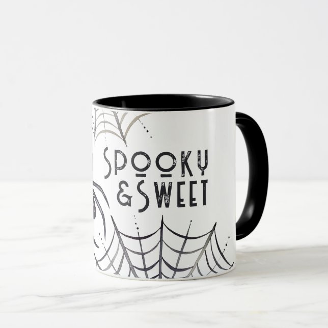 Mug Araignée douce Éffrayante moderne (Devant droit)