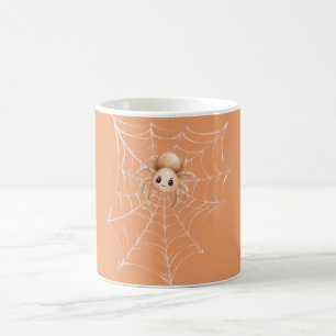 Mug Araignée orange sur toile