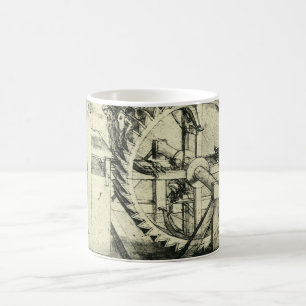 Mug Arbalète motorisée par tapis roulant de Léonard de