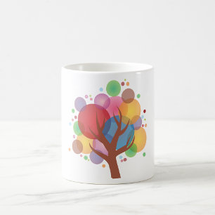 Mug Arbre à bulles colorées