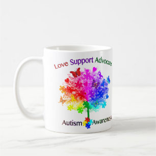 Mug Arbre arc-en-ciel Autisme