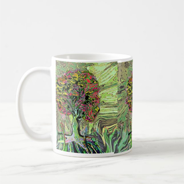 Mug Arbre de la vie vivant paisible (Gauche)