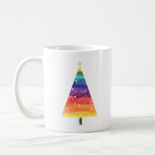 Mug Arbre de Noël arc-en-ciel