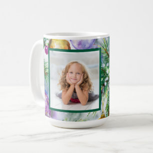 Mug Arbre de Noël de vacances photo