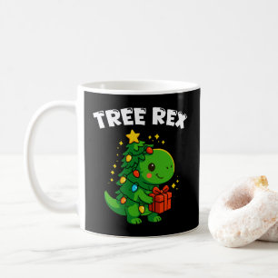 Mug Arbre de Noël dinosaure T-Rex Dino mignon fête de