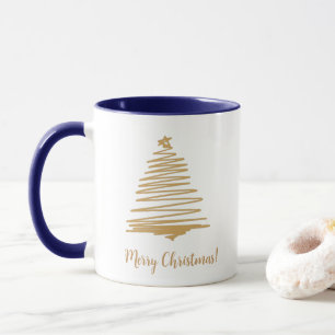 Mug Arbre de Noël d'or