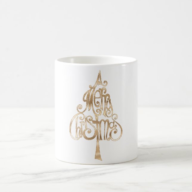 Mug Arbre de Noël Gold (Centre)