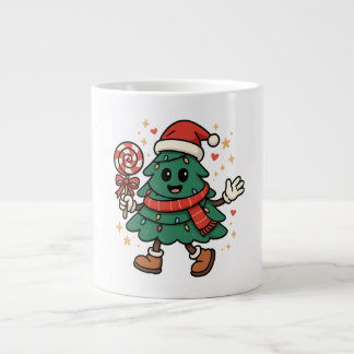 Mug Arbre de Noël Mignon - Dessin de Vacances Fest